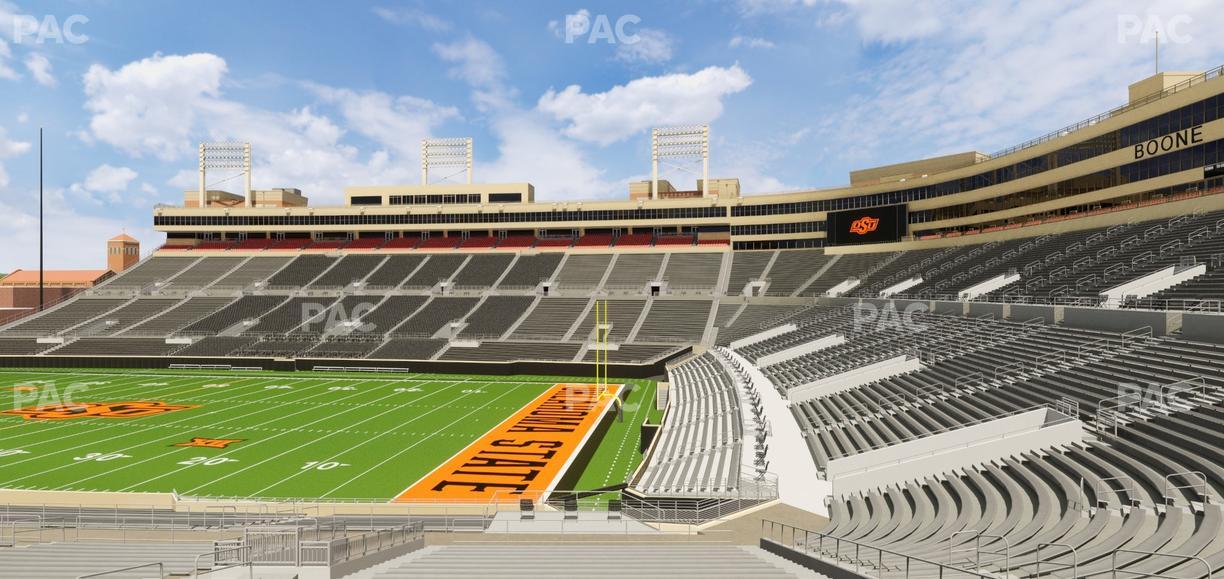 Boone Pickens Stadium - Section 130 Seat View
