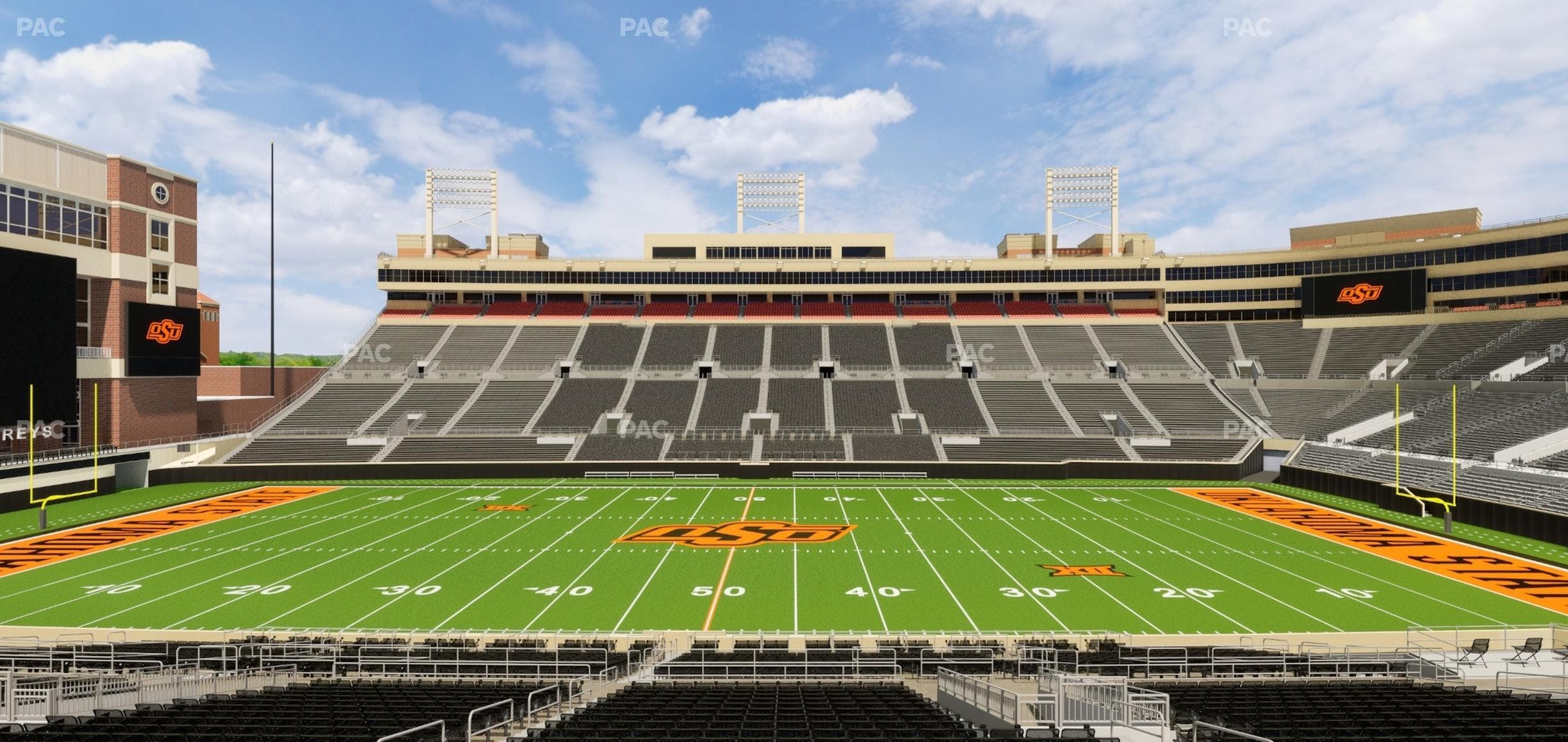 Boone Pickens Stadium - Section 135 Seat View