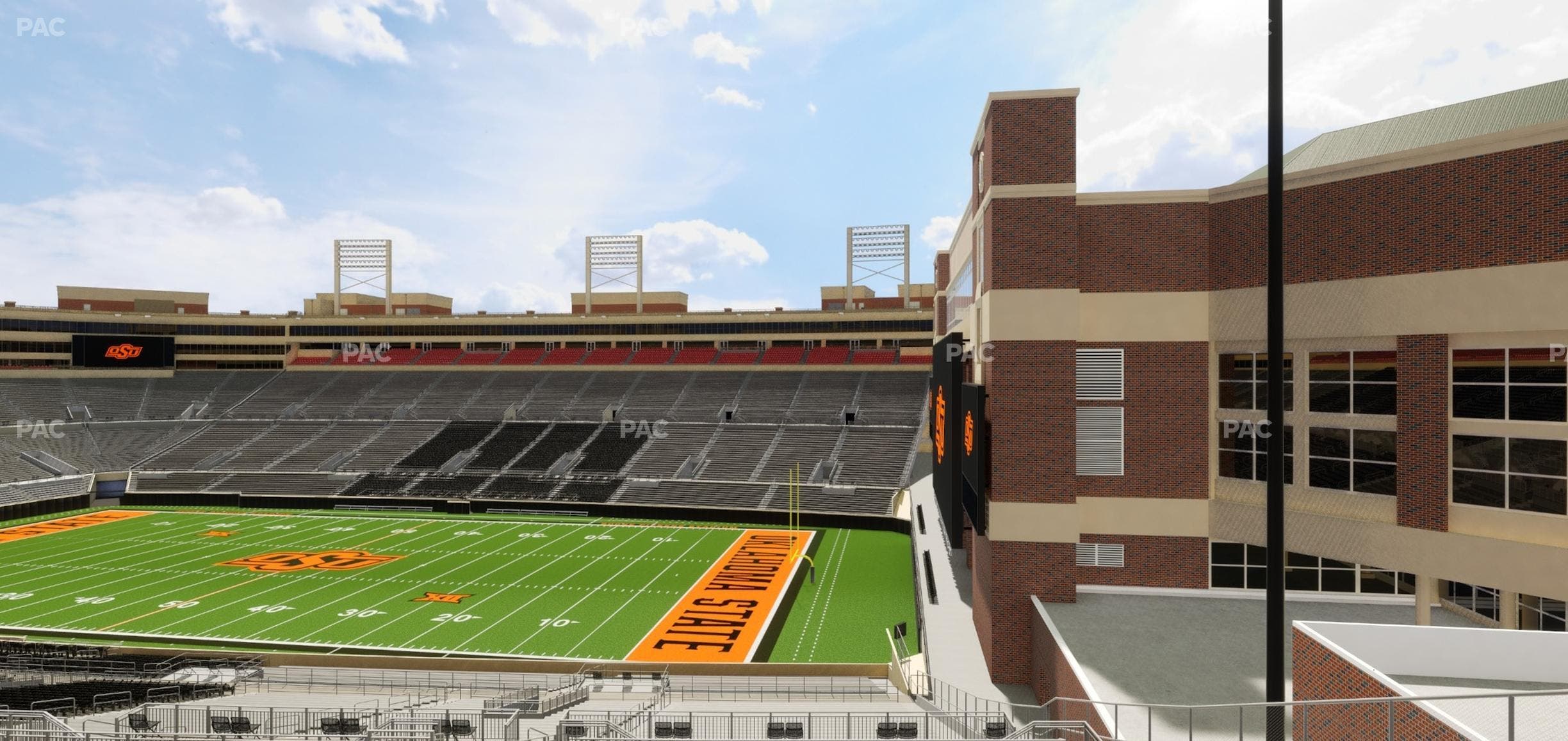 Boone Pickens Stadium - Section 201 Seat View