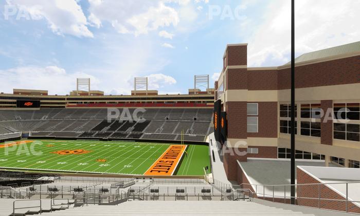 Boone Pickens Stadium - Section 201 Seat View