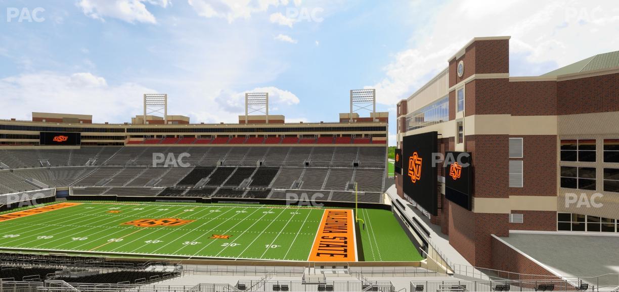 Boone Pickens Stadium - Section 202 Seat View