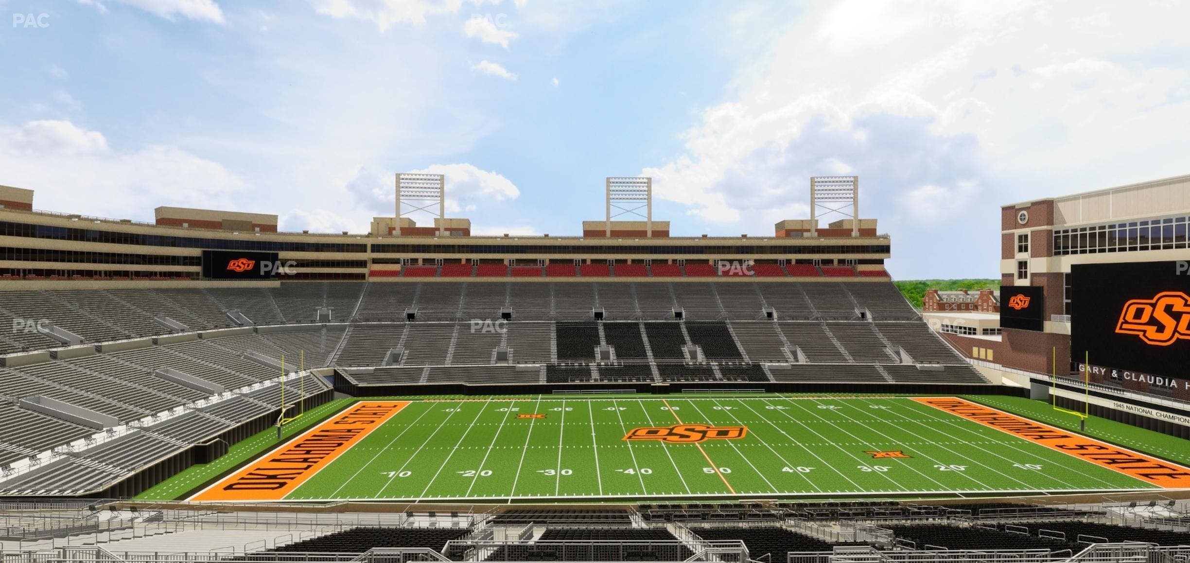 Boone Pickens Stadium - Section 208 Seat View