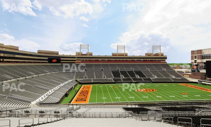 Boone Pickens Stadium - Section 210 Seat View