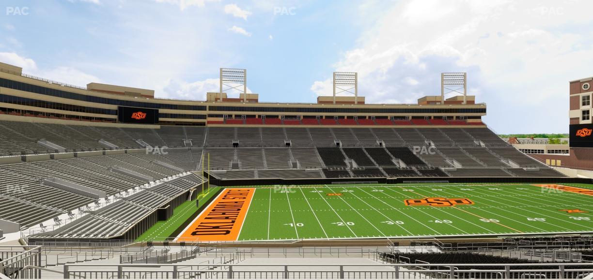 Boone Pickens Stadium - Section 210 Seat View