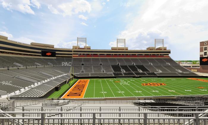 Boone Pickens Stadium - Section 210 Seat View