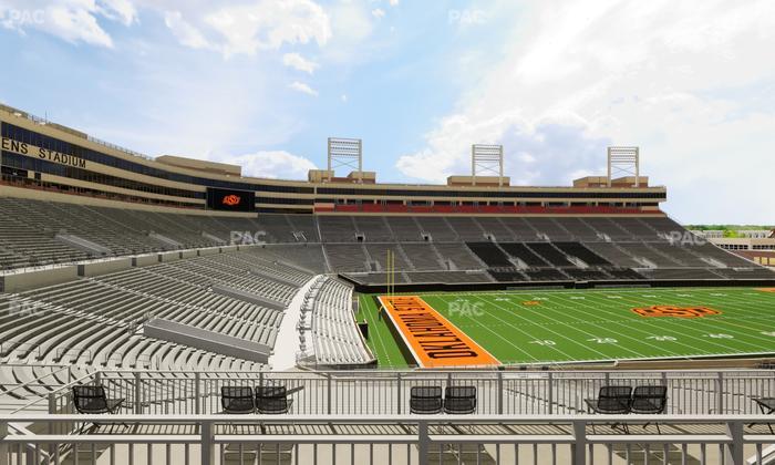 Boone Pickens Stadium - Section 212 Seat View