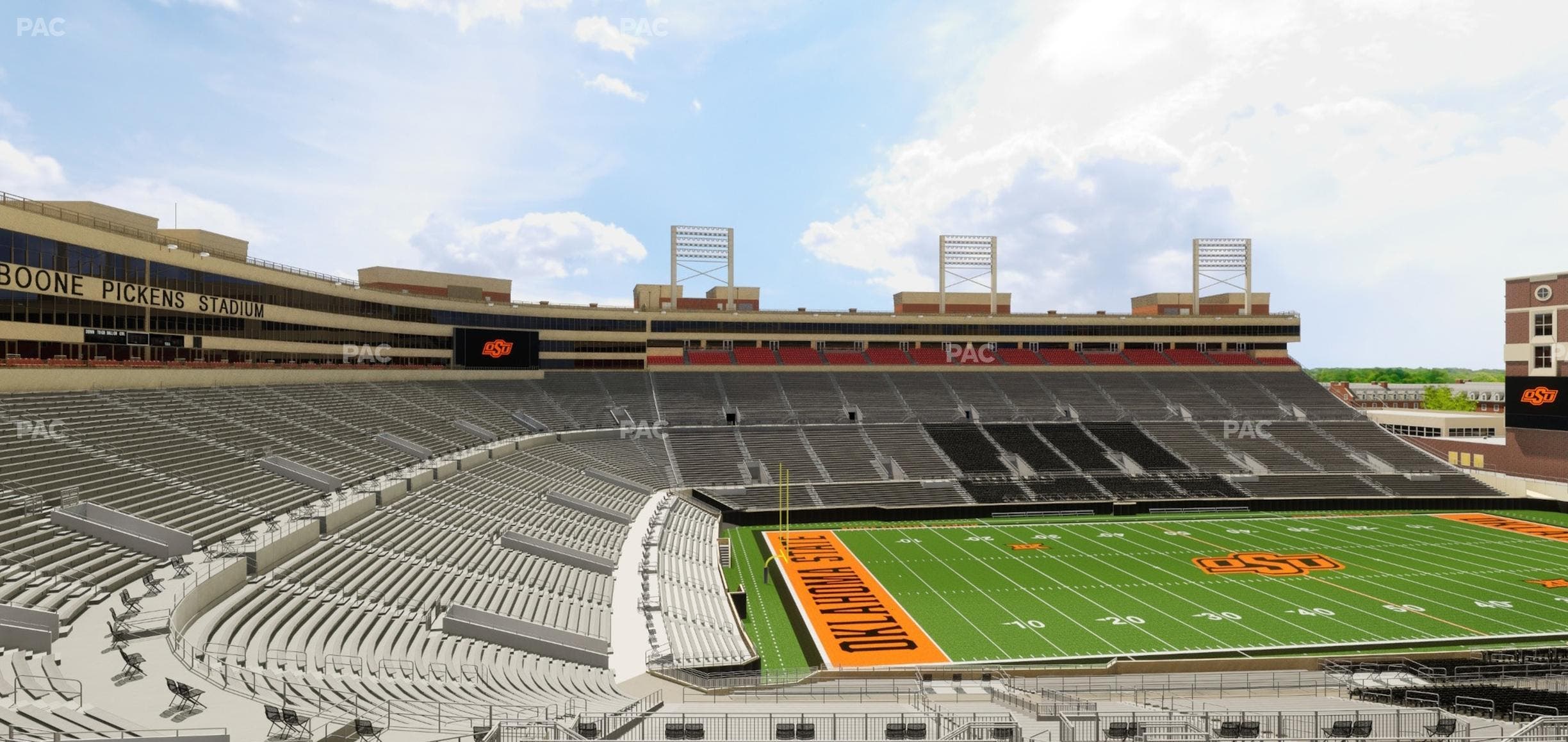 Boone Pickens Stadium - Section 212 Seat View