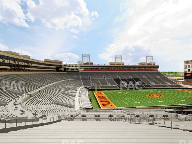 Boone Pickens Stadium - Section 212 Seat View Boone Pickens Stadium - Section 212 Seat View