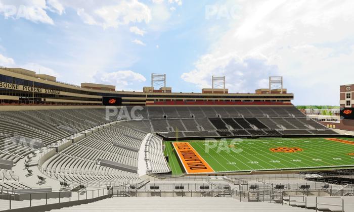 Boone Pickens Stadium - Section 212 Seat View