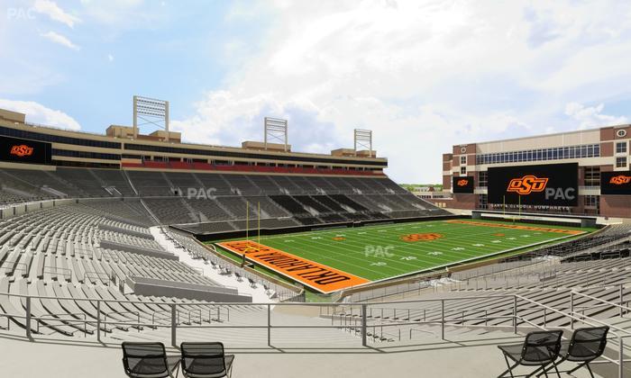 Boone Pickens Stadium - Section 214 Seat View