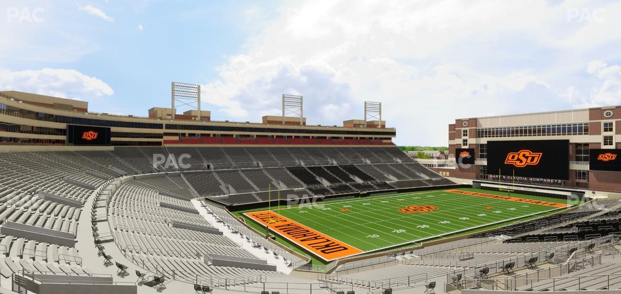 Boone Pickens Stadium - Section 214 Seat View