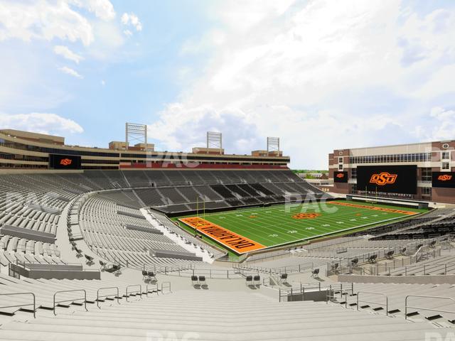 Boone Pickens Stadium - Section 214 Seat View Boone Pickens Stadium - Section 214 Seat View