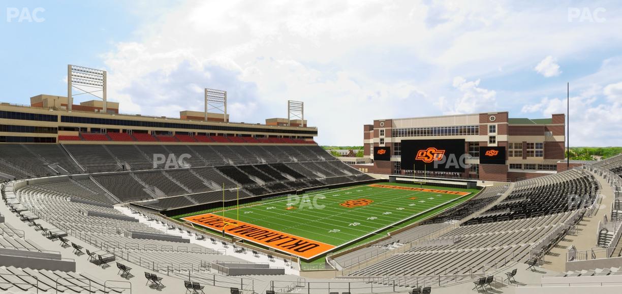 Boone Pickens Stadium - Section 215 Seat View