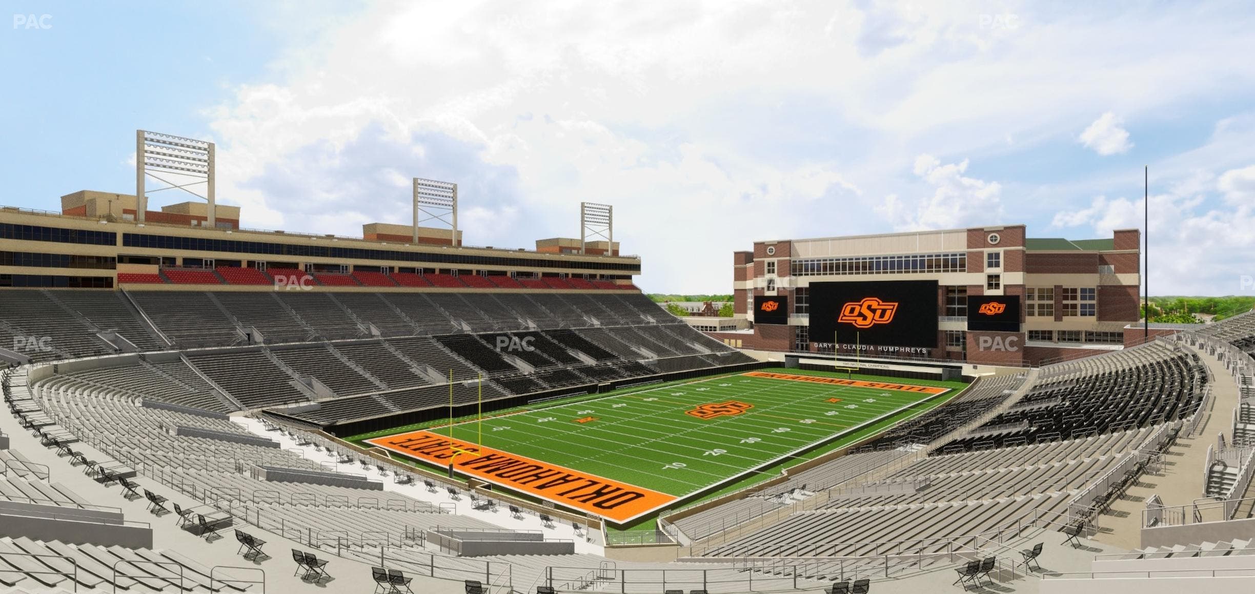 Boone Pickens Stadium - Section 215 Seat View