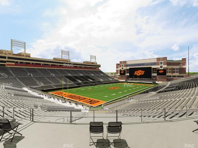 Boone Pickens Stadium - Section 215 Seat View