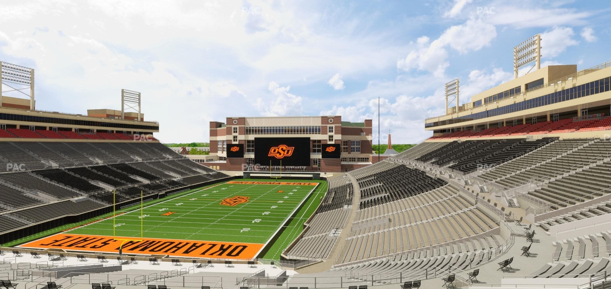 Boone Pickens Stadium - Section 217 Seat View