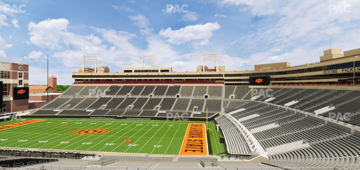 Boone Pickens Stadium - Section 231 Seat View