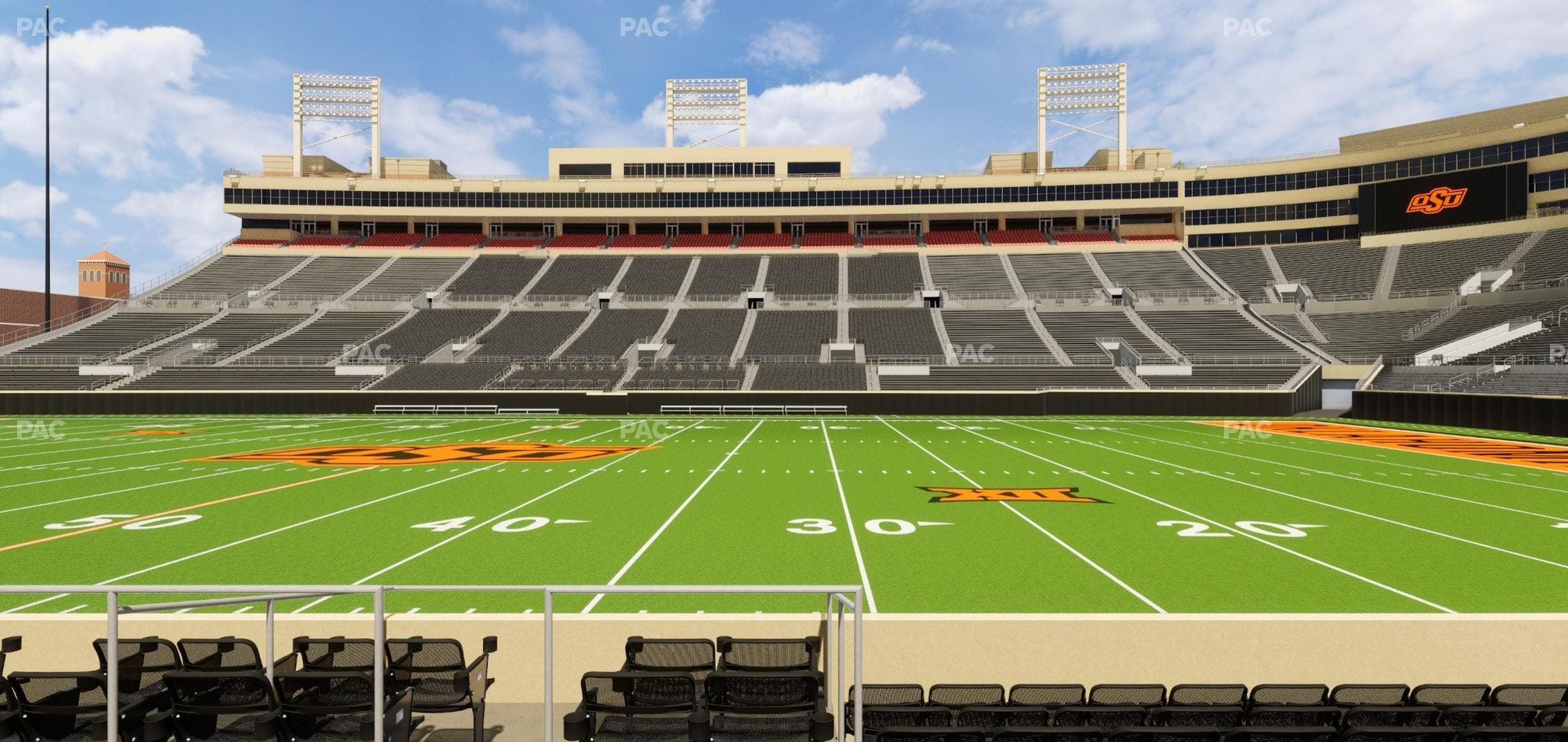 Boone Pickens Stadium - Section 36 Seat View