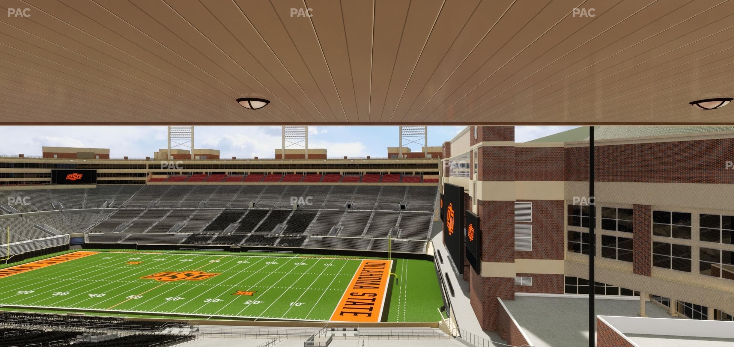 Boone Pickens Stadium - Section Club 502 Seat View