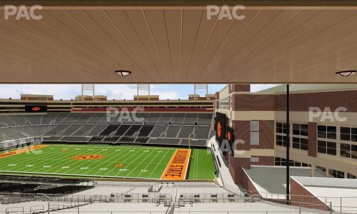 Boone Pickens Stadium - Section Club 502 Seat View