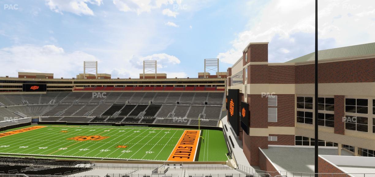 Boone Pickens Stadium - Section Club 502 Seat View