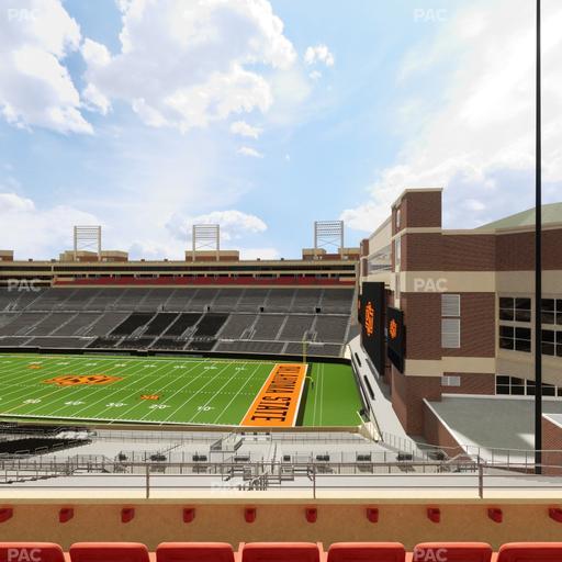 Boone Pickens Stadium - Section Club 502 Seat View