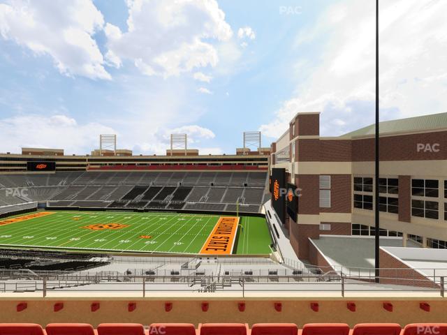 Boone Pickens Stadium - Section Club 502 Seat View