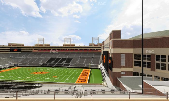 Boone Pickens Stadium - Section Club 502 Seat View