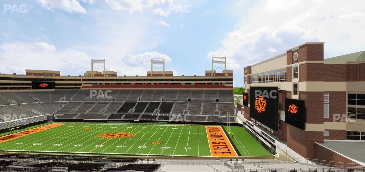 Boone Pickens Stadium - Section Club 504 Seat View