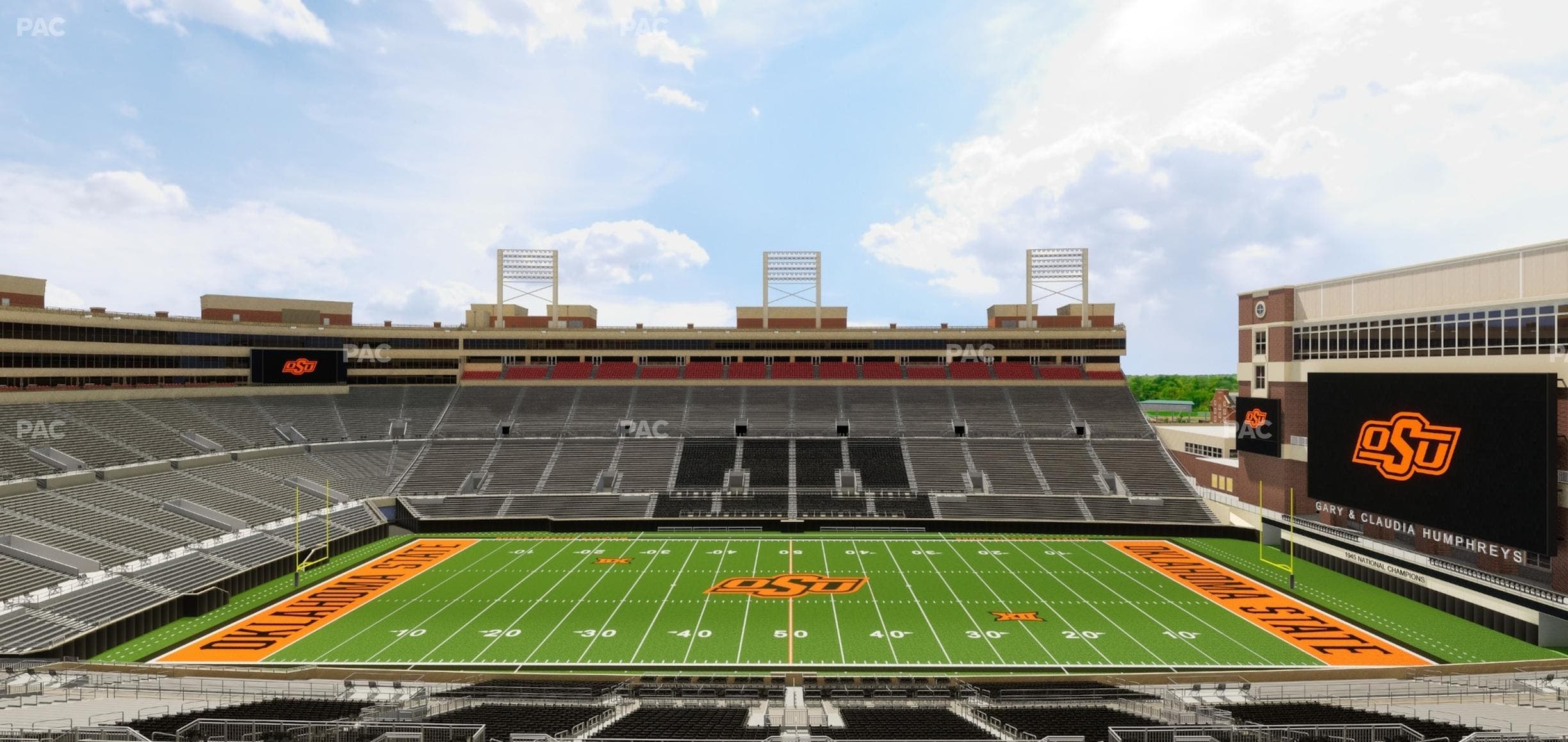 Boone Pickens Stadium - Section Club 508 Seat View