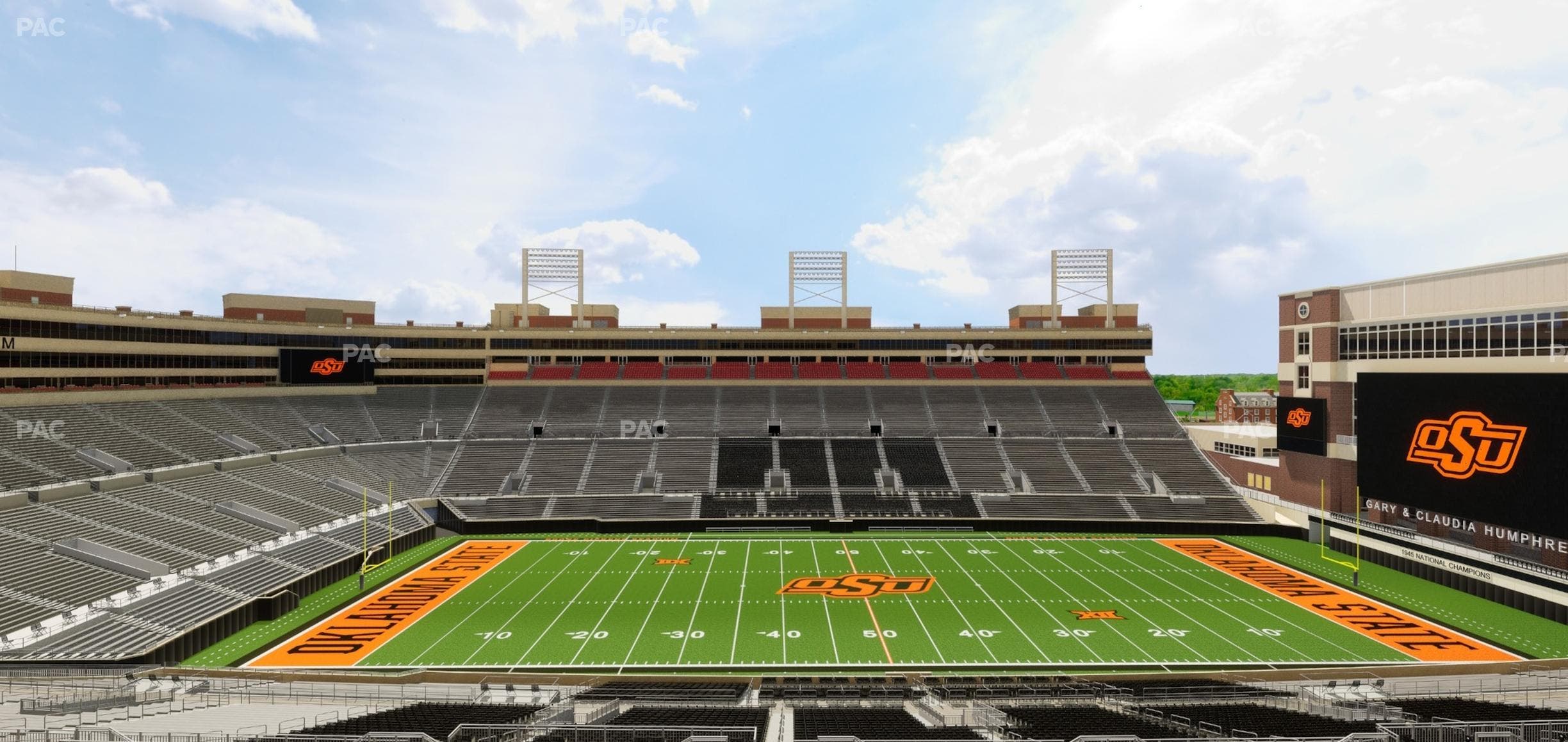 Boone Pickens Stadium - Section Club 509 Seat View