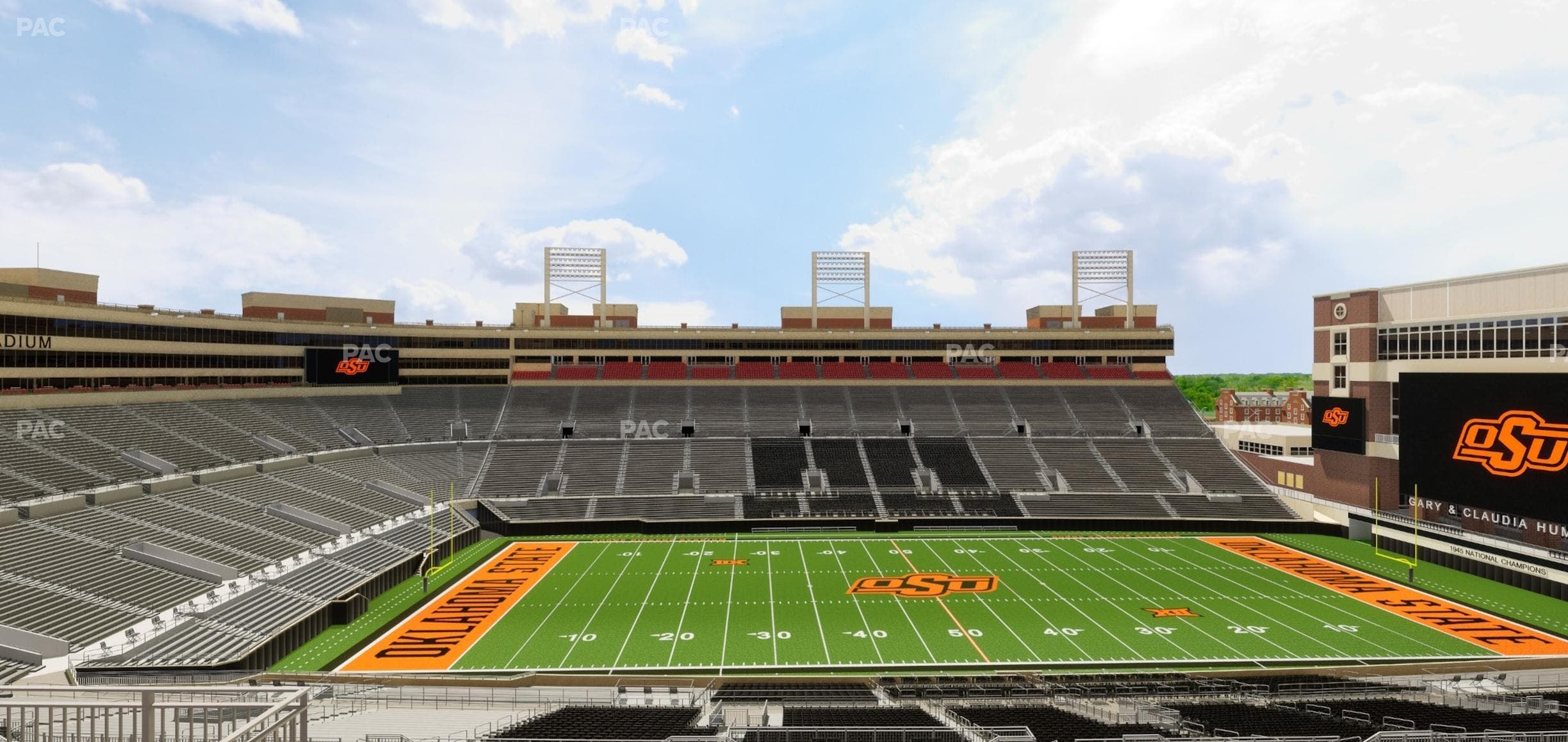 Boone Pickens Stadium - Section Club 510 Seat View