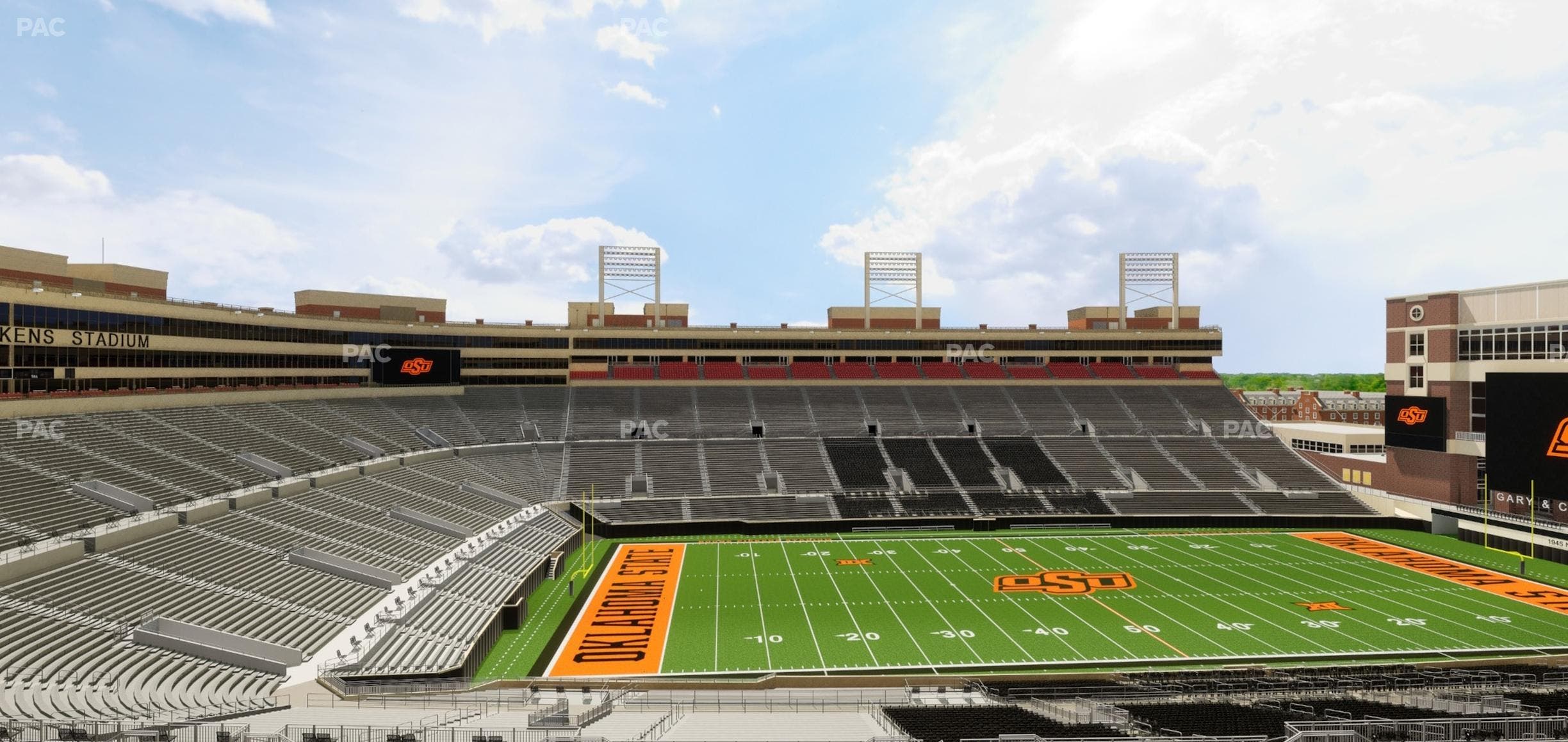 Boone Pickens Stadium - Section Club 512 Seat View