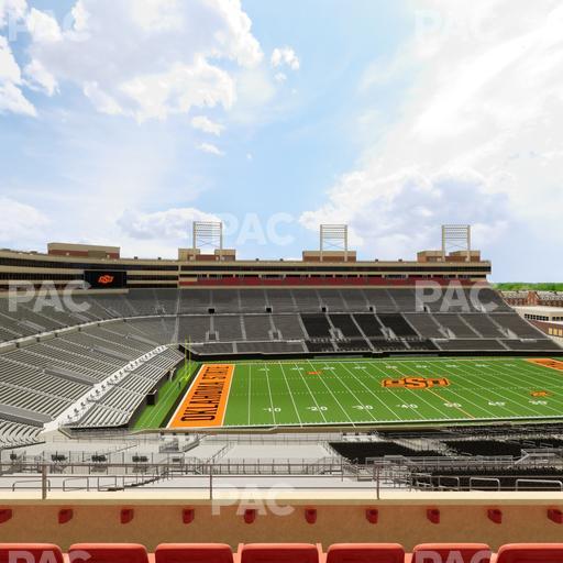 Boone Pickens Stadium - Section Club 512 Seat View
