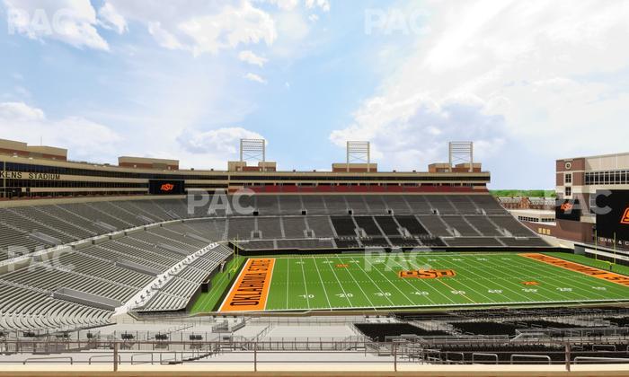 Boone Pickens Stadium - Section Club 512 Seat View