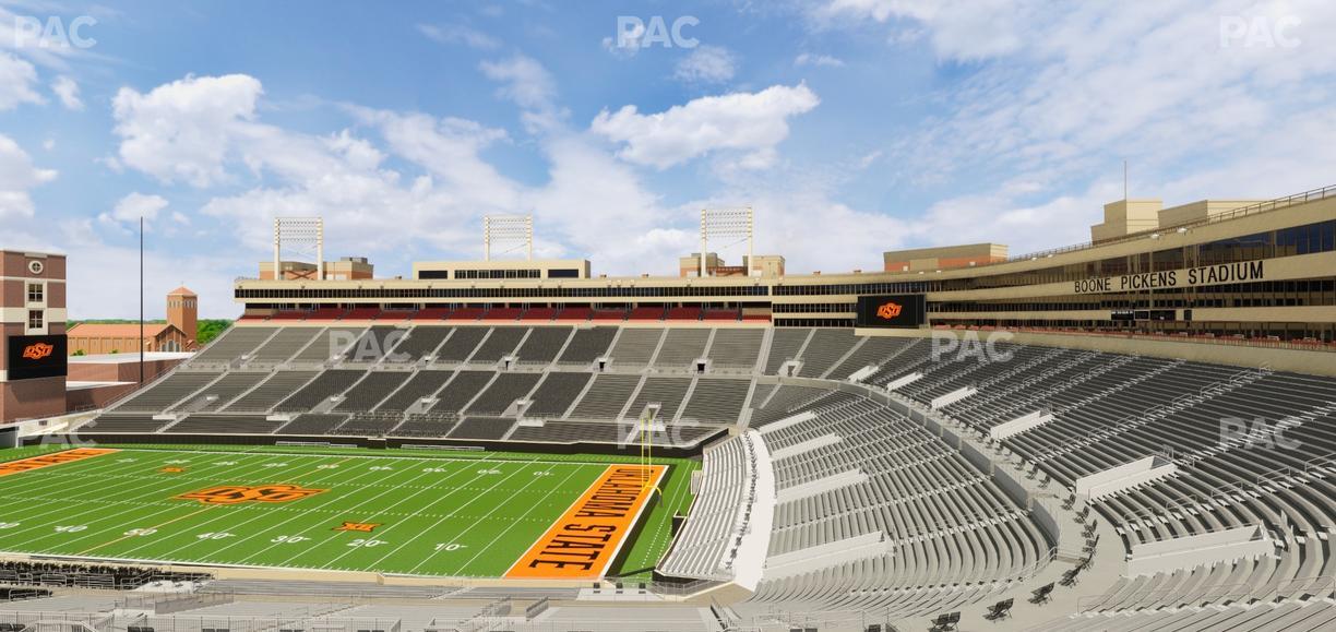 Boone Pickens Stadium - Section Club 551 Seat View