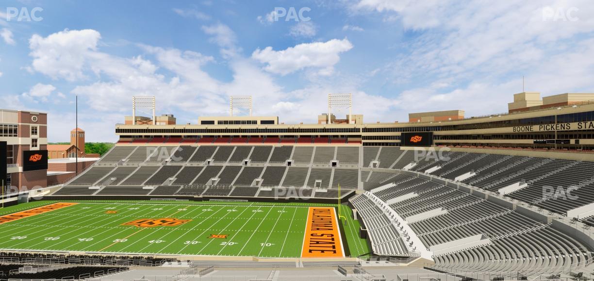 Boone Pickens Stadium - Section Club 553 Seat View