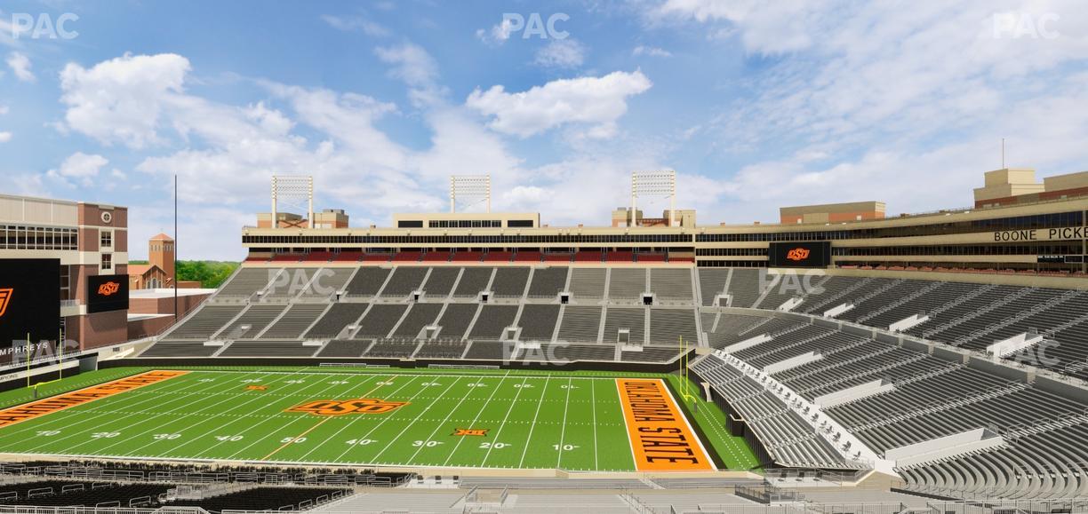 Boone Pickens Stadium - Section Club 554 Seat View