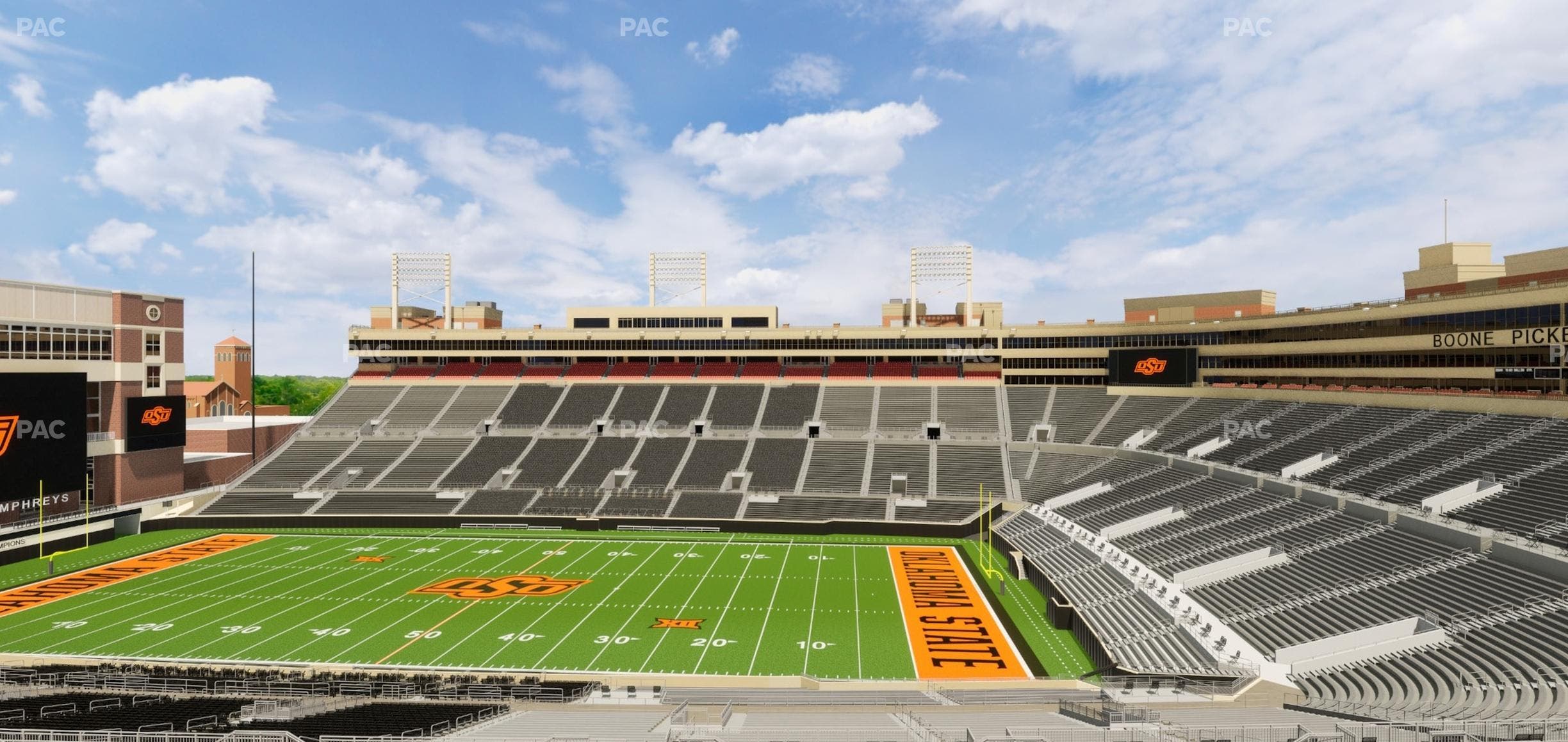 Boone Pickens Stadium - Section Club 554 Seat View