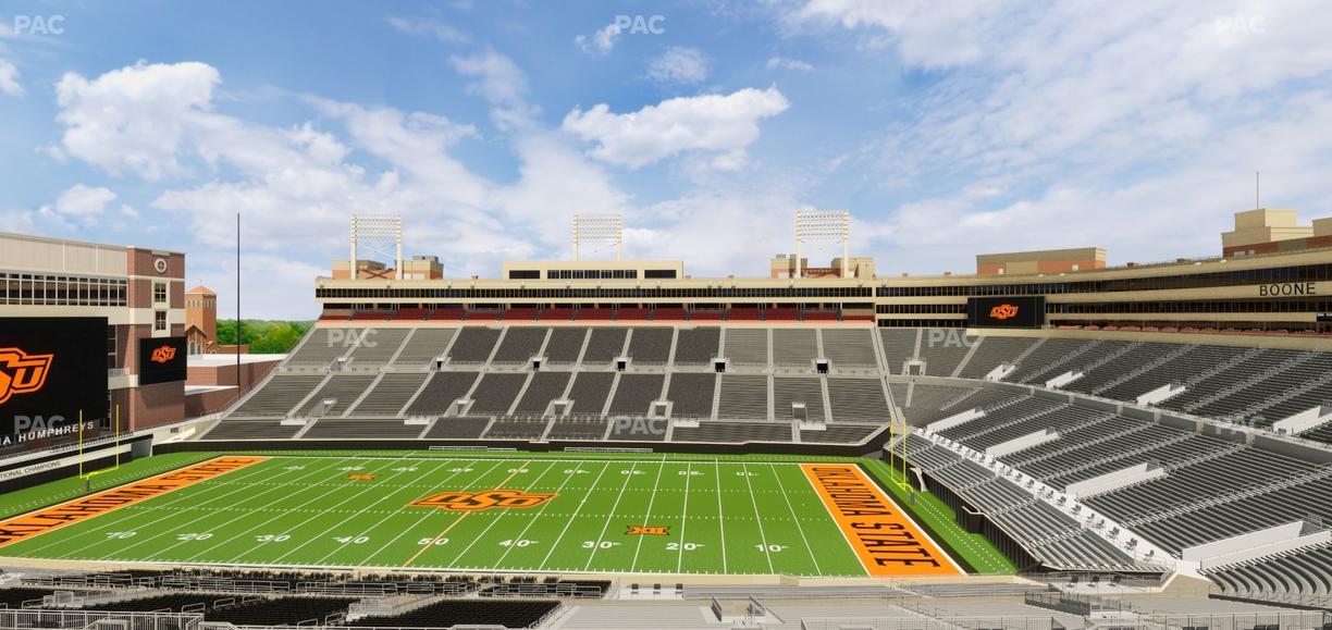 Boone Pickens Stadium - Section Club 555 Seat View