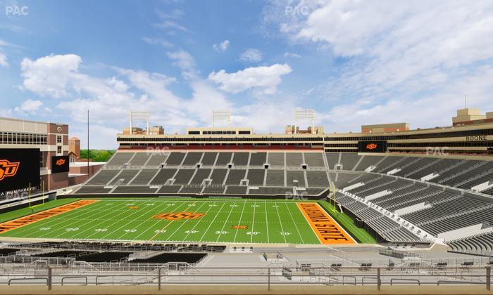 Boone Pickens Stadium - Section Club 555 Seat View