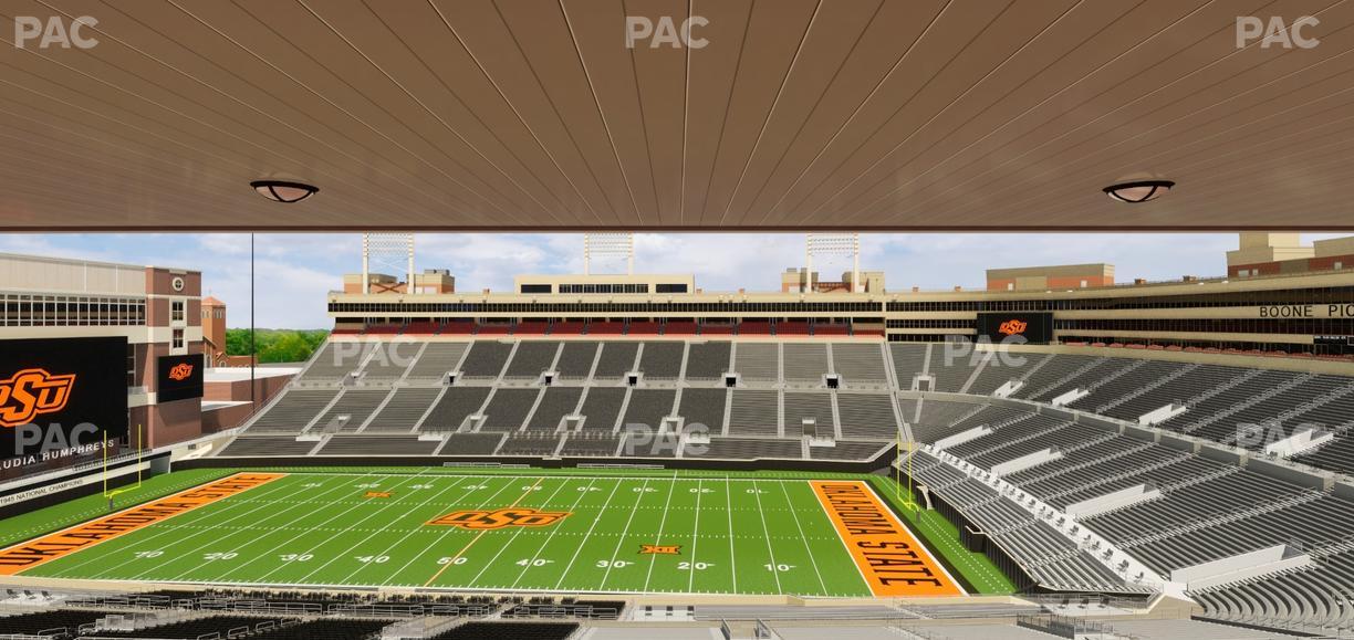 Boone Pickens Stadium - Section Club 555 Seat View
