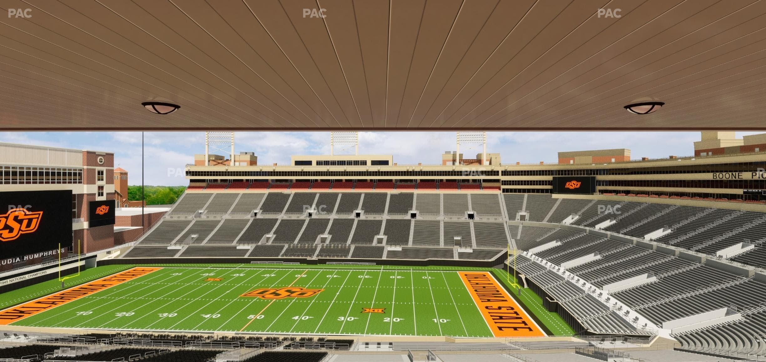 Boone Pickens Stadium - Section Club 555 Seat View