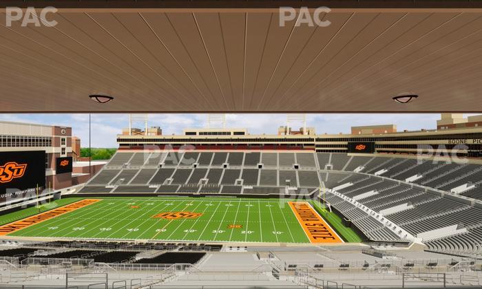 Boone Pickens Stadium - Section Club 555 Seat View