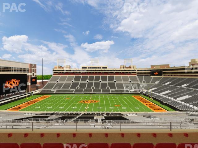 Boone Pickens Stadium - Section Club 557 Seat View Boone Pickens Stadium - Section Club 557 Seat View