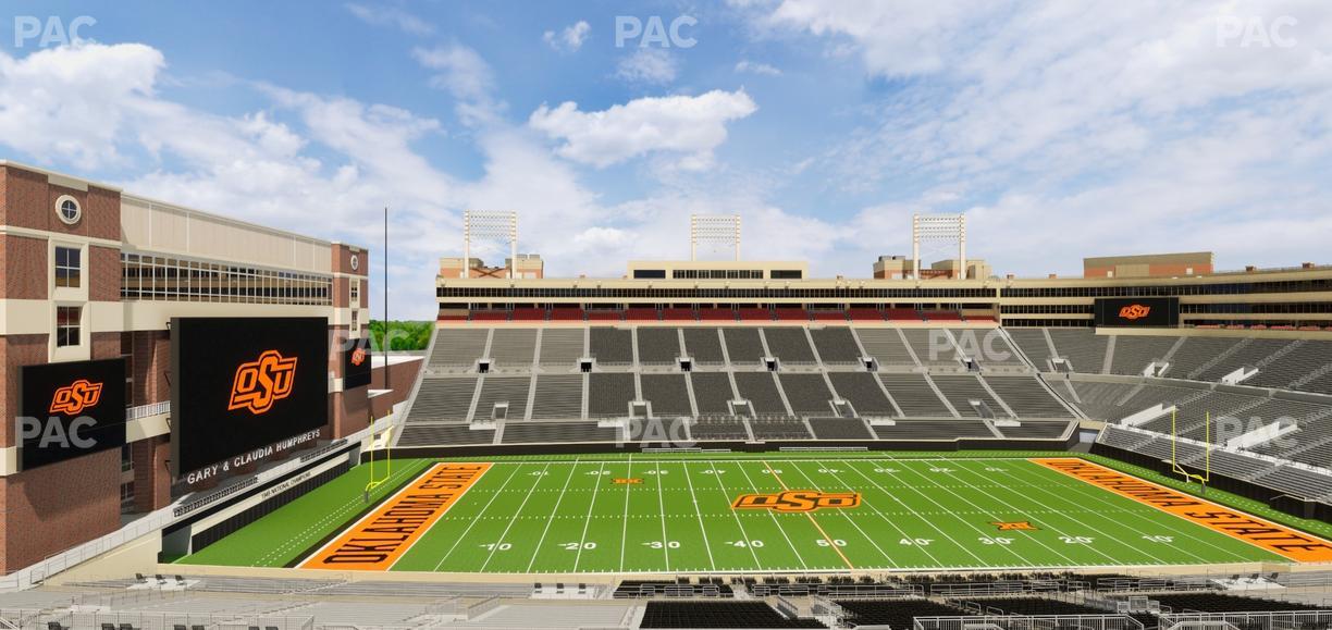 Boone Pickens Stadium - Section Club 560 Seat View