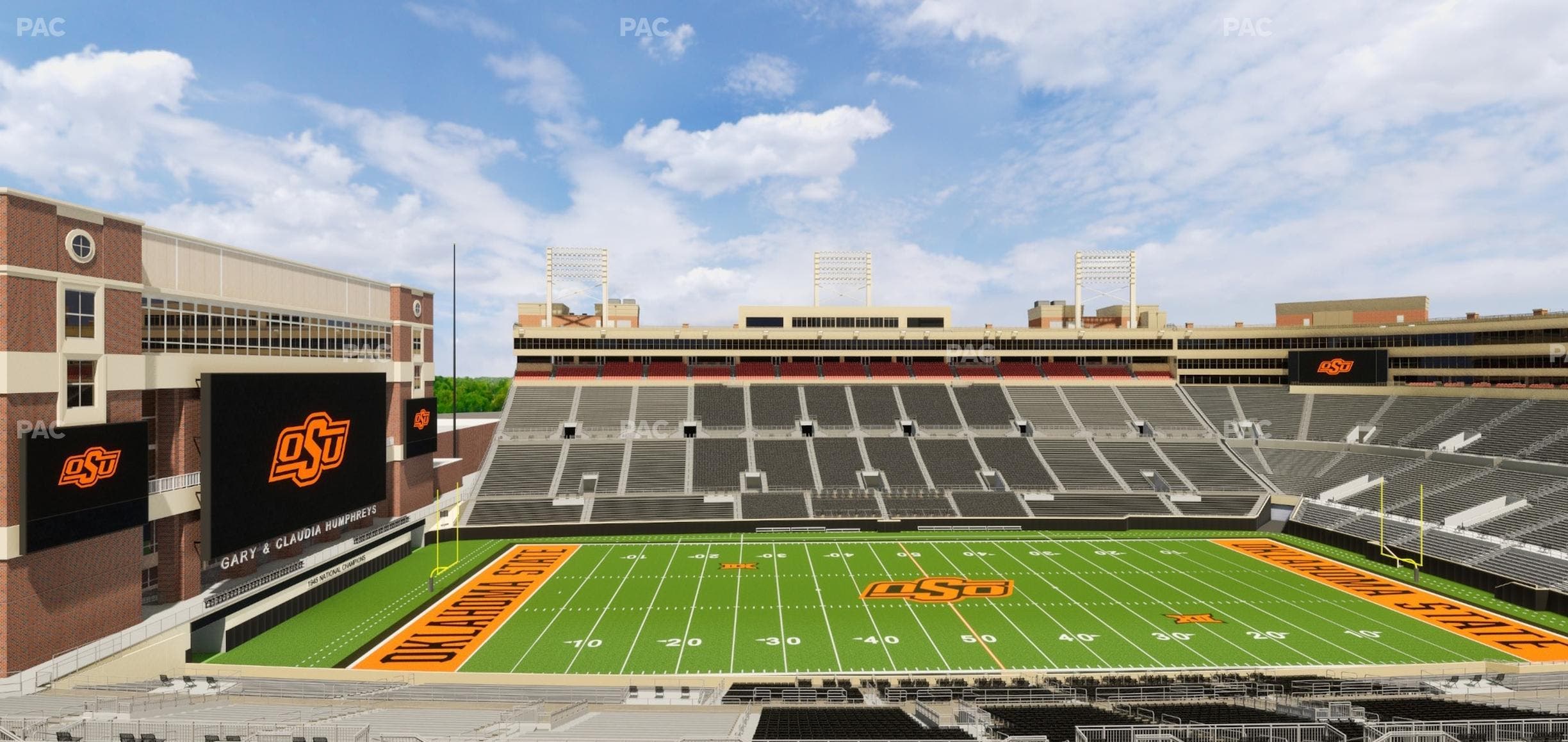 Boone Pickens Stadium - Section Club 560 Seat View