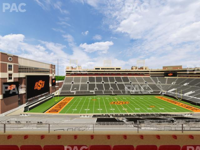 Boone Pickens Stadium - Section Club 560 Seat View Boone Pickens Stadium - Section Club 560 Seat View