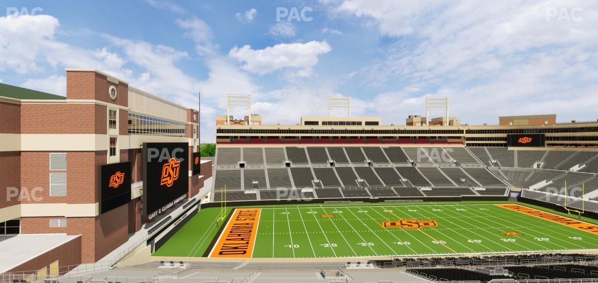 Boone Pickens Stadium - Section Club 562 Seat View