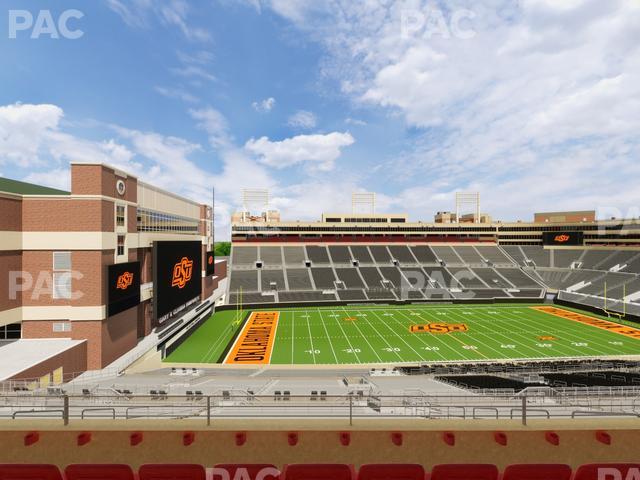 Boone Pickens Stadium - Section Club 562 Seat View Boone Pickens Stadium - Section Club 562 Seat View